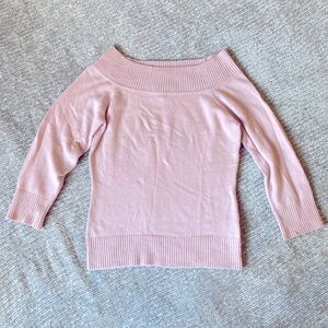 Silk Cashmere Blend Sweater Dusty Rose 90s Y2K Bebe Medium